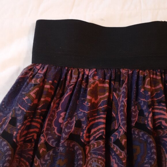Vintage Handmade Paisley Skirt Size Small - Picture 4 of 10